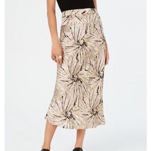 Free People Normani Bias Midi Skirt Size 6